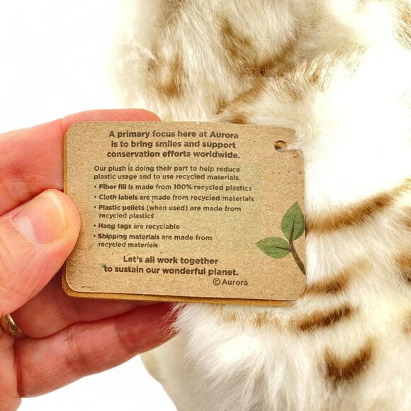 Aurora Miyoni‎ Tots Snowy Owlet Plush, Brown White, Soft, 9 Inches, New w Tags - Picture 9 of 12